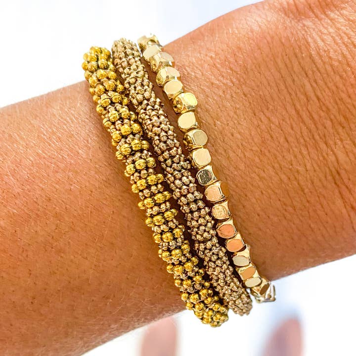 Gold Flower Shape Bracelet and other Purchase Wholesale e newton. Free Returns & Net 60 Terms on Faire trending on Faire.