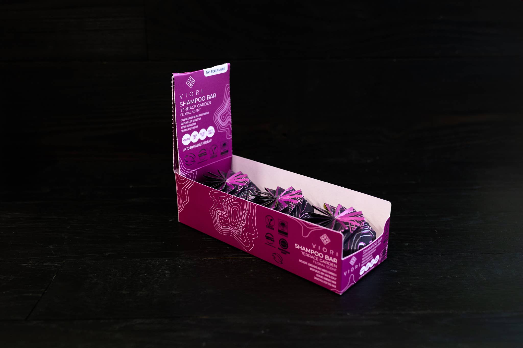 Viori Beauty - Wholesale Shampoo Puck/Solid Shampoo - Rice Water Shampoo Bars | 3-Pack | Terrace Garden™