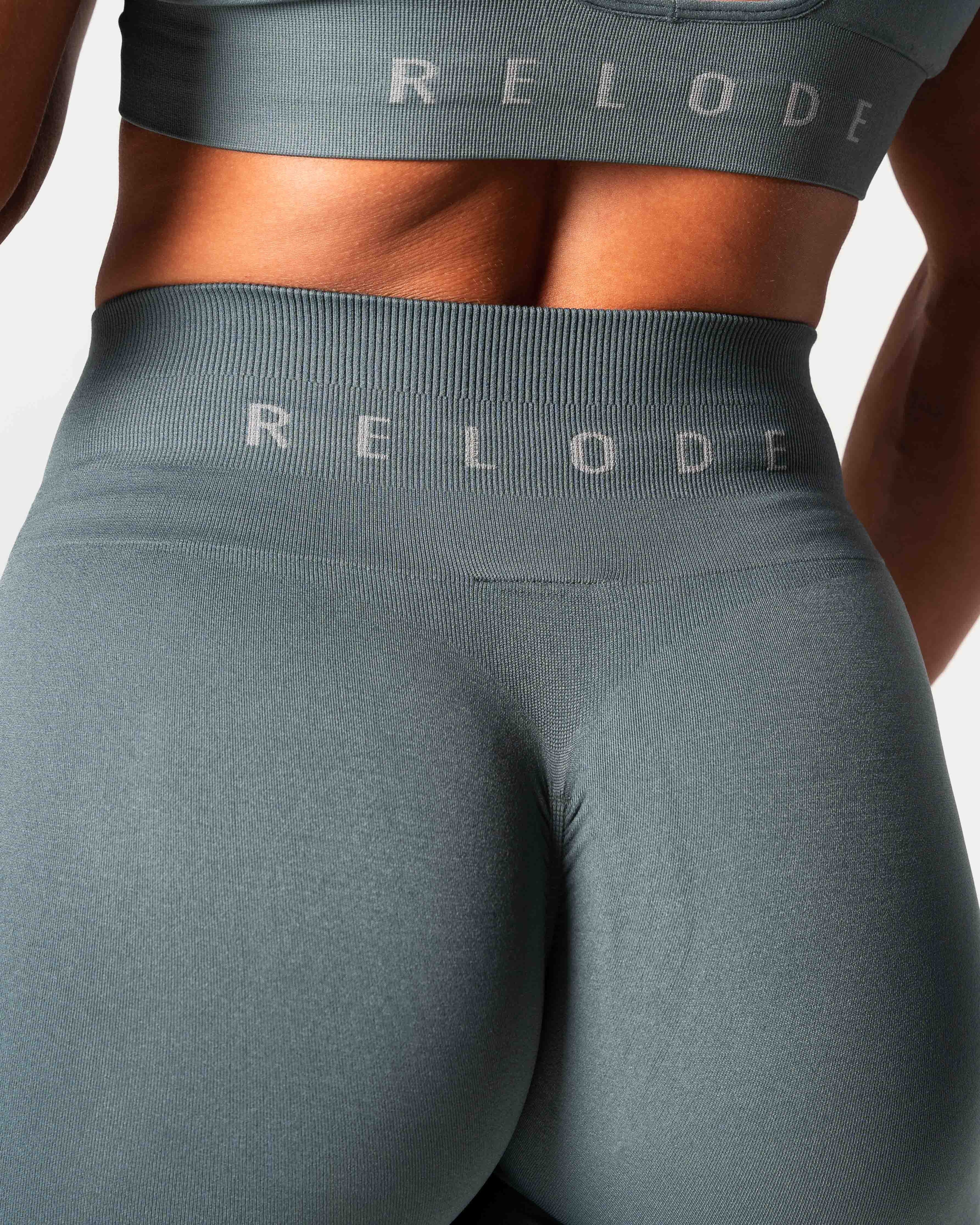 Relode AB - Wholesale Athletic/Lounge Leggings - Women's - Prime Scrunch Tights - Green3