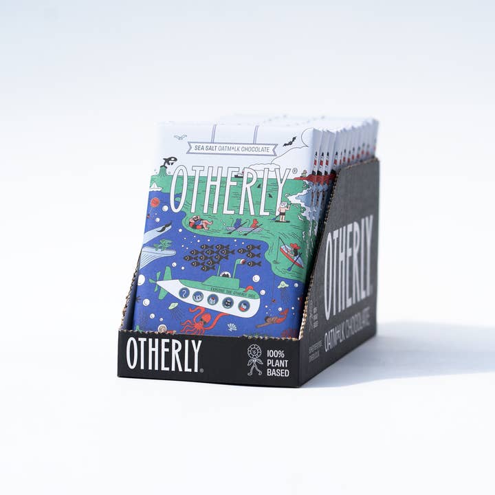 OTHERLY: OATM*LK CHOCOLATE – wholesale Chocolate bar – Sea Salt Oatm*lk Chocolate Bar 120g | Vegan | Creamy