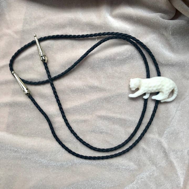 White Leopard Bolo for wholesale by Odyssey & Oddities