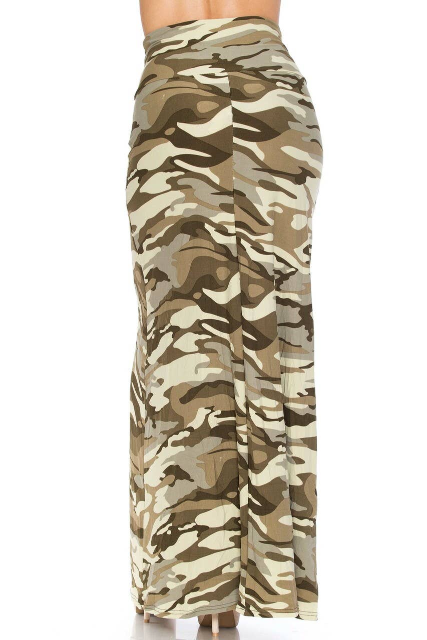 USA Fashion - Venta al por mayor Falda - Mujer - Falda larga de camuflaje suave como la mantequilla, 5 colores17