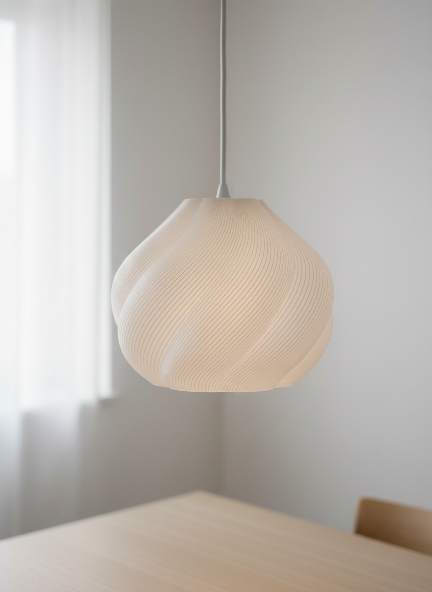 Coast Fig - Wholesale Chandelier/Hanging Light - Lámpara de techo - Concha ondulada2