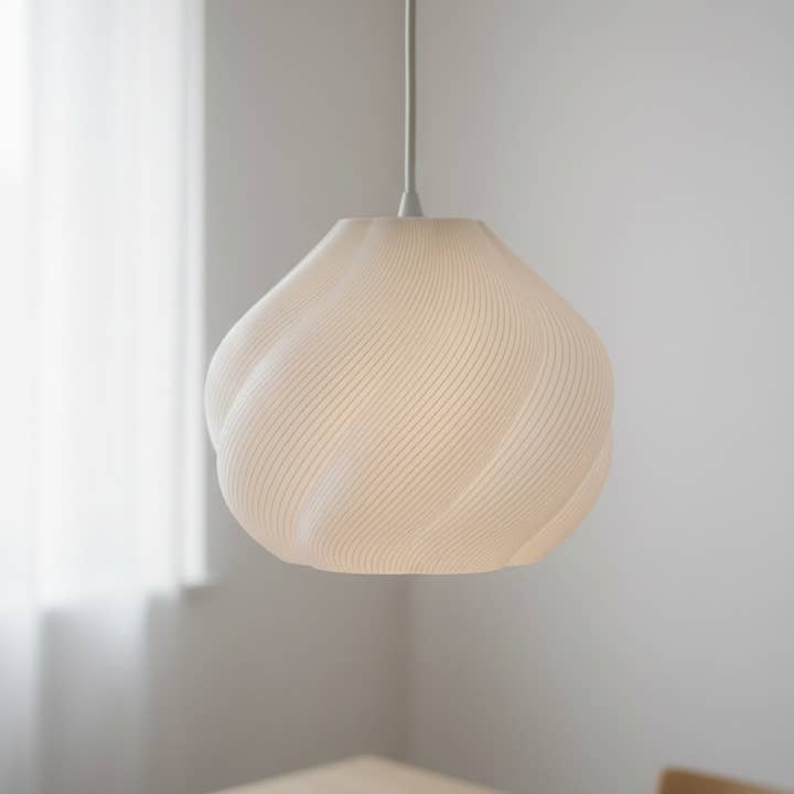 Coast Fig - Wholesale Chandelier/Hanging Light - Lámpara de techo - Concha ondulada2