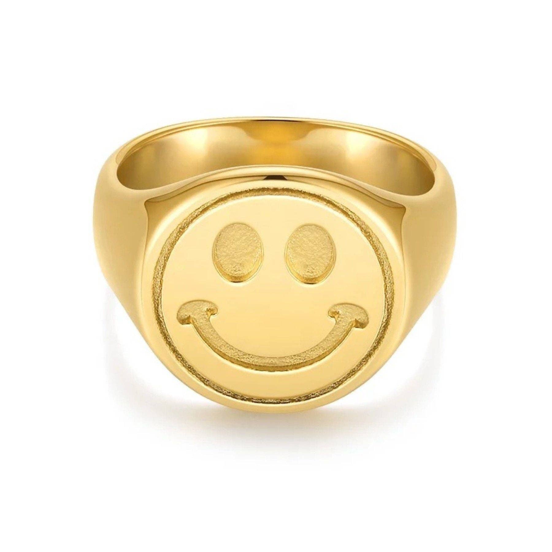 Sahira Jewelry Design - Wholesale Signet Ring - Happy Signet Ring3