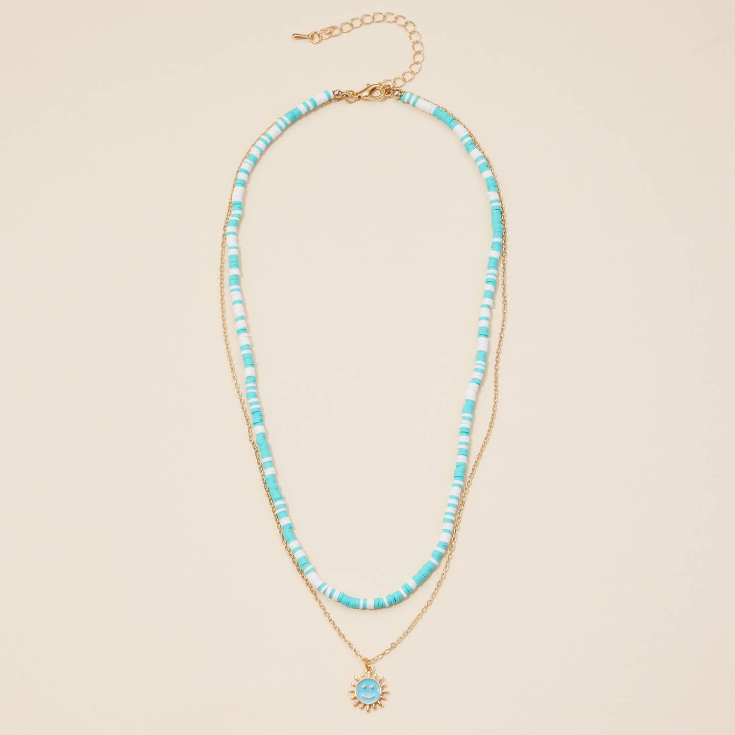 Lilla Haven – wholesale Pendant/charm necklace – Rubber Beaded Layered Necklace13