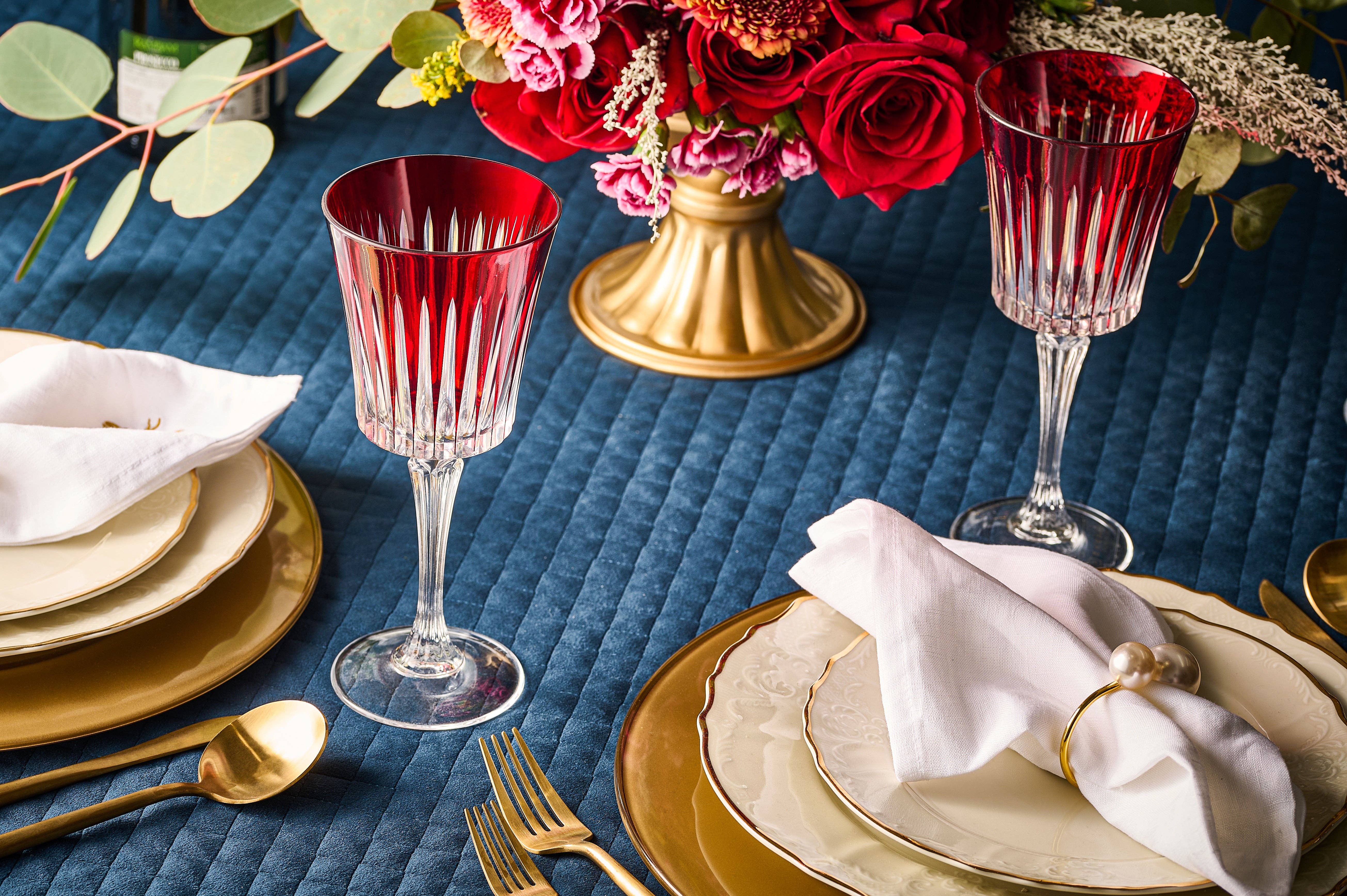 Barski – Großhandel Weingläser – Barski Rubinglas Weinglas-Set, 10 oz (ca. 295 ml), 6-teilig3