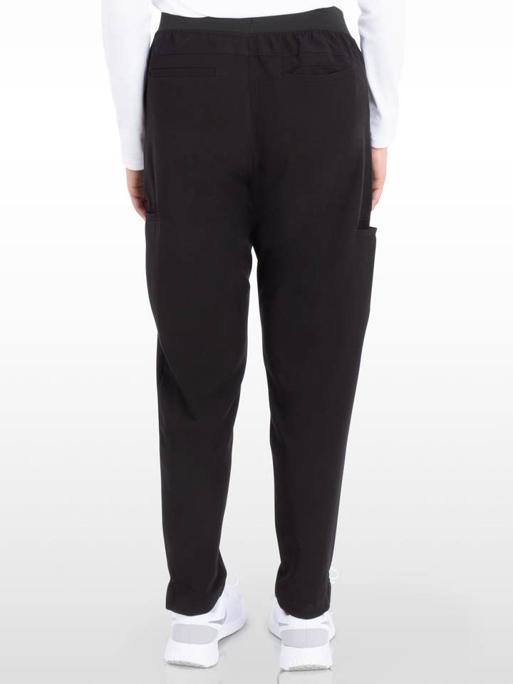 Pearl Women Yoga Scrubs Pant 7 Pockets - Petite (13030P) for wholesale by Aura Naturale