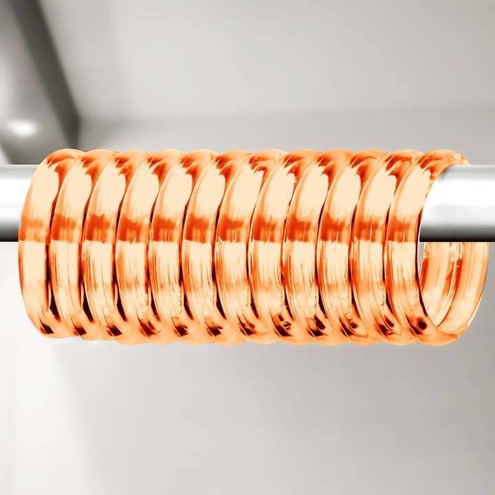 home mart goods - Wholesale Shower curtain rod/hooks - Orange Premium Plastic Shower Curtain Hooks Rings4