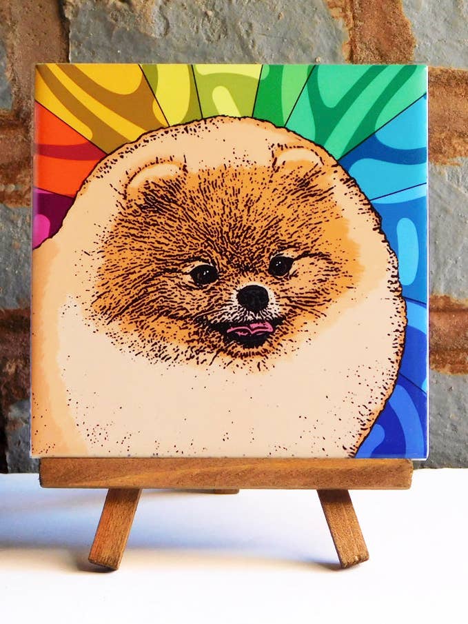 Pomeranian keramische kunsttegel voor wholesale door Sabyloo