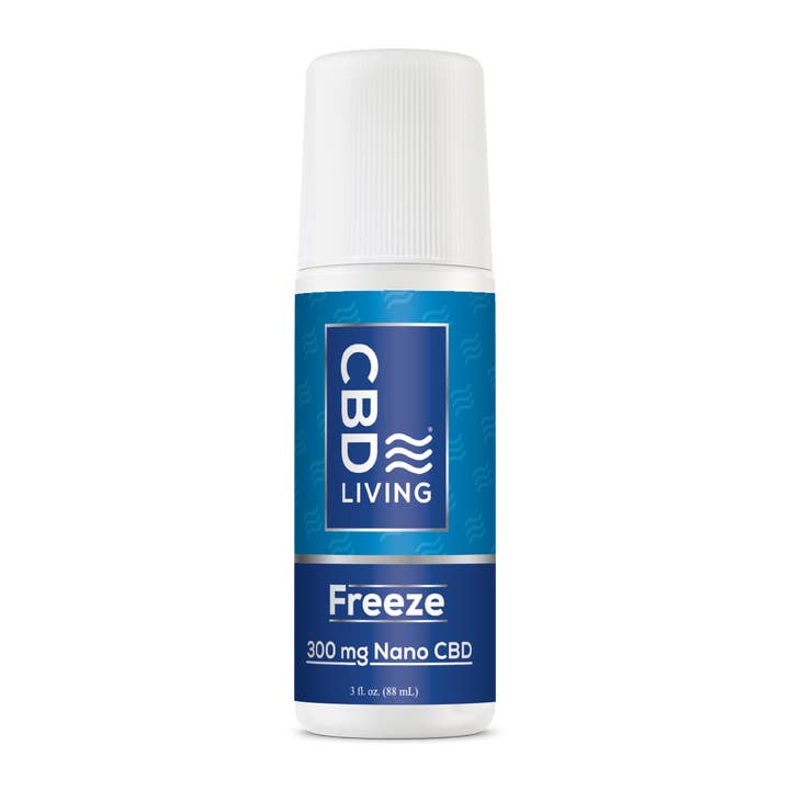 CBD Living - Wholesale CBD Cream/Lotion - CBD Freeze Roll On Topical - Muscle Pain Relief