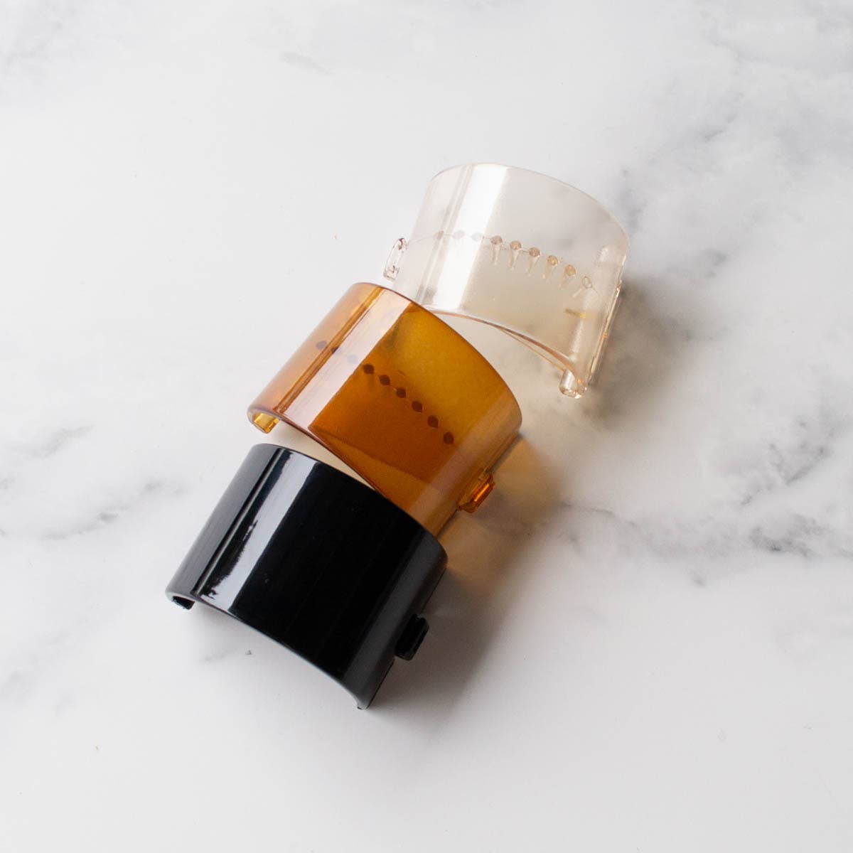 Tiepology - Vente Pince à cheveux – femme - Barrette latérale brillante style queue de cheval5