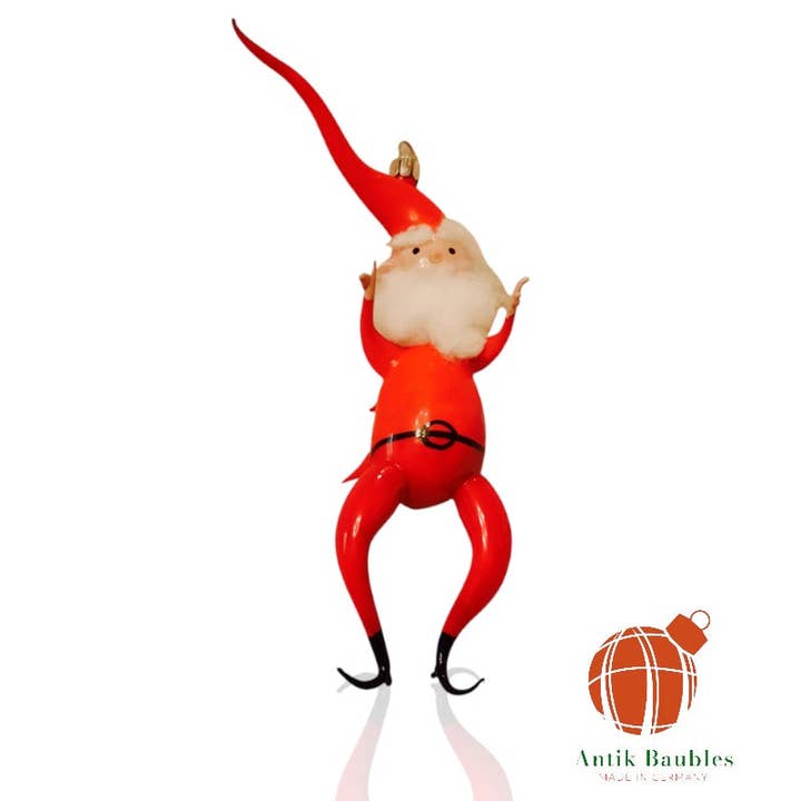 Free Blown Elf “Jangle” 7 in - Antik Baubles Christmas Ornament for wholesale by Timothy De Clue Collection