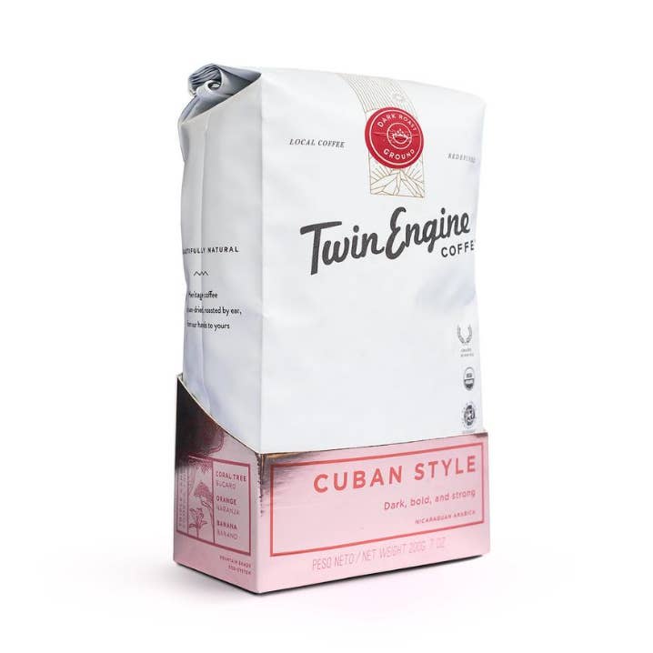 Coffee Organic Fair - Cuban Style - Rich Dark Ground for wholesale by Twin Engine Coffee