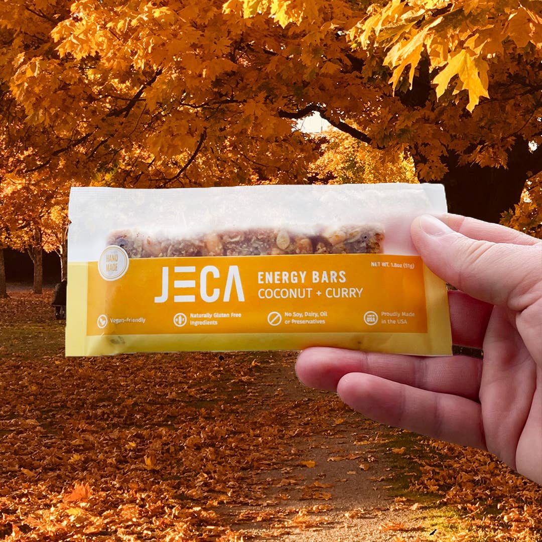 Jeca Energy Bars - Vente Barres de céréales - Barre énergétique à la noix de coco et au curry4