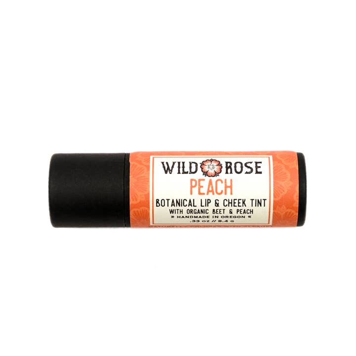 Wild Rose Herbs - Wholesale Lip Stain/Dye/Tint - Peach Lip & Cheek Tint - Tube1