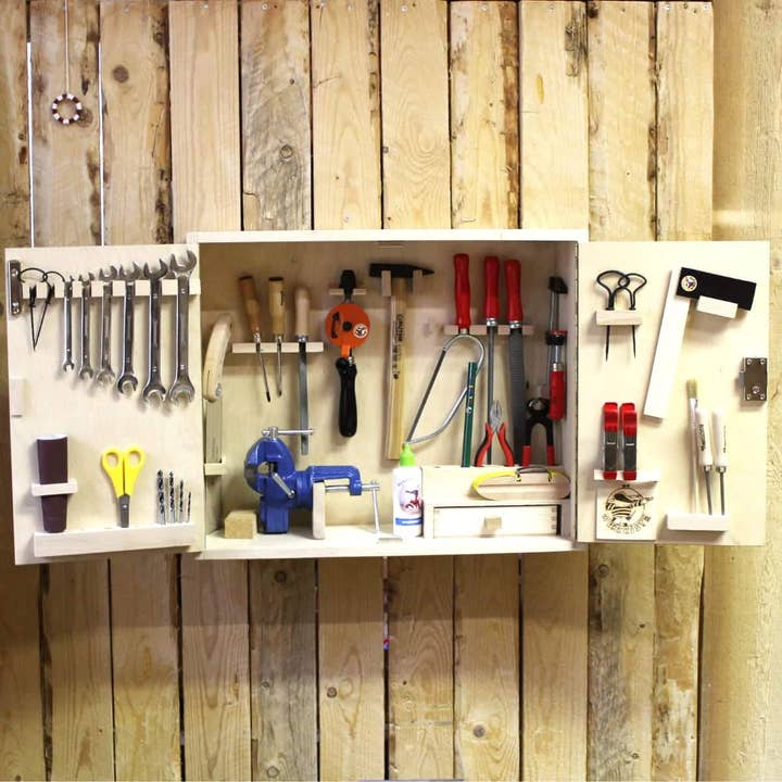 Die Werkkiste - Wholesale Wood Toy - Kids - Werkdachs' Children's Tool Cabinet Pro