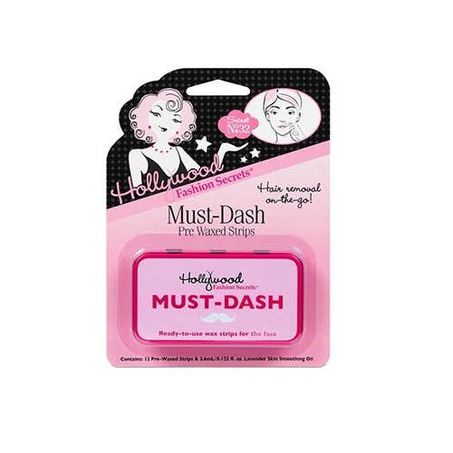 Ardell, Gigi and Hollywood Fashion Secrets - Wholesale Eyebrow Razor/Shaper - Must-Dash Pre-Waxed Strips -12 Strips1