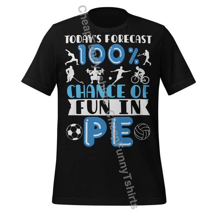 100% Kans Op Plezier Unisex T-shirt voor wholesale door Black and Gifted LLC