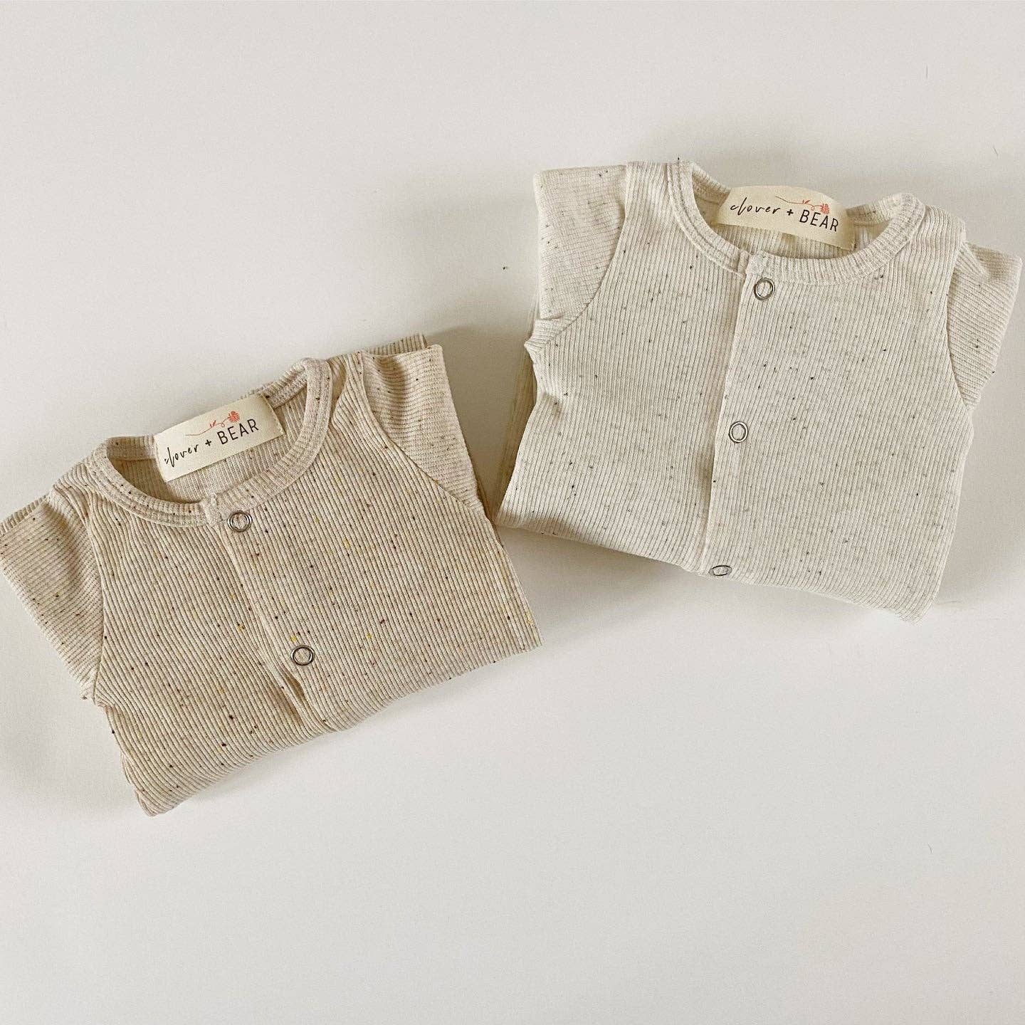 Clover and Bear - Vente Barboteuse – bébé - Cache-couche à pieds | Milk Sprinkle4