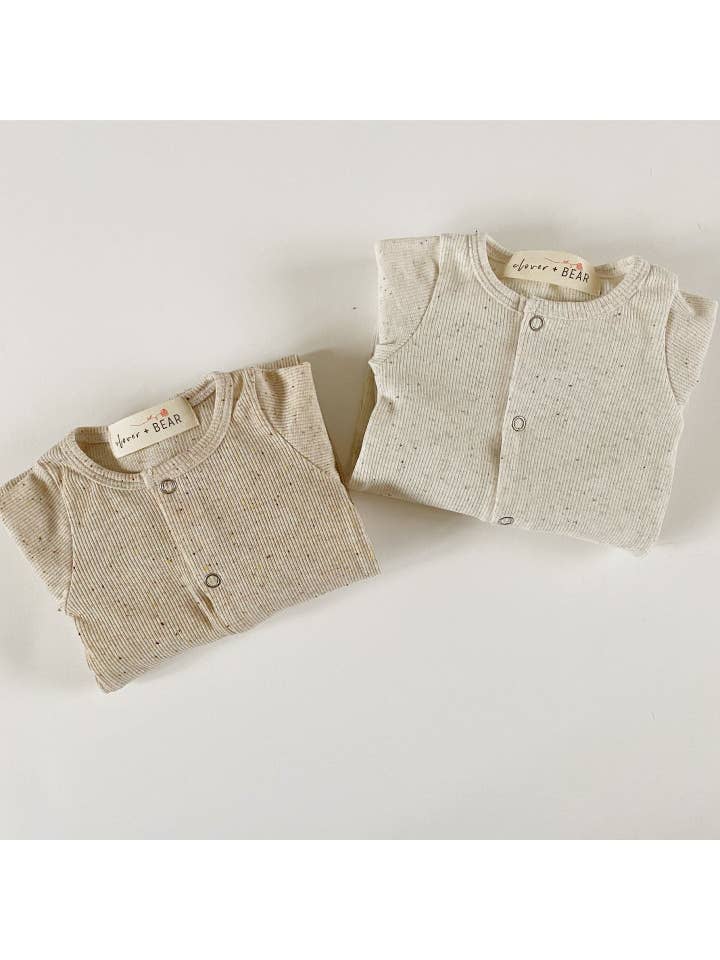 Clover and Bear - Vente Barboteuse – bébé - Cache-couche à pieds | Milk Sprinkle4