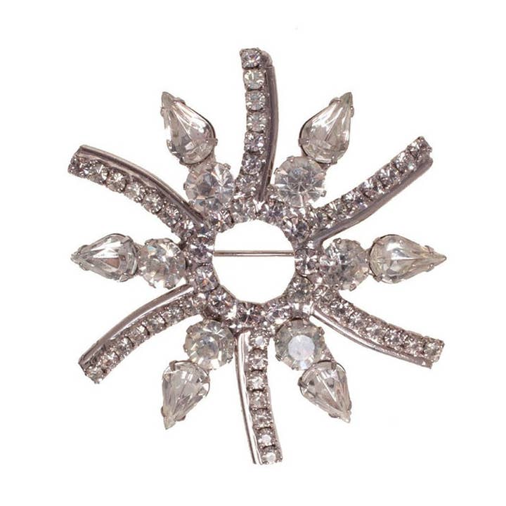 Flormoda - Wholesale Brooch - Sol Silver Brooch0