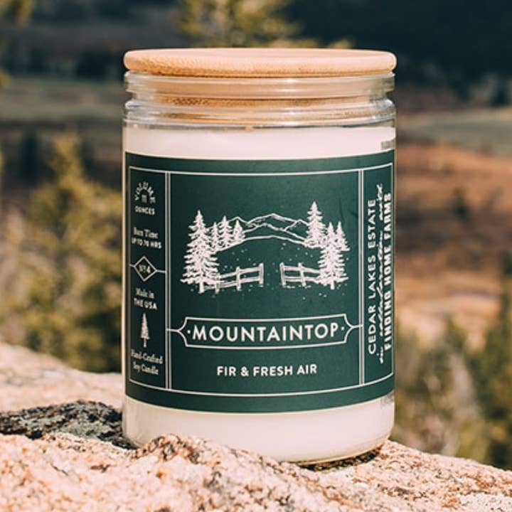 Finding Home Farms - Wholesale Jar/Filled Candle - Soy Candle, Mountaintop, Woody & Fresh5