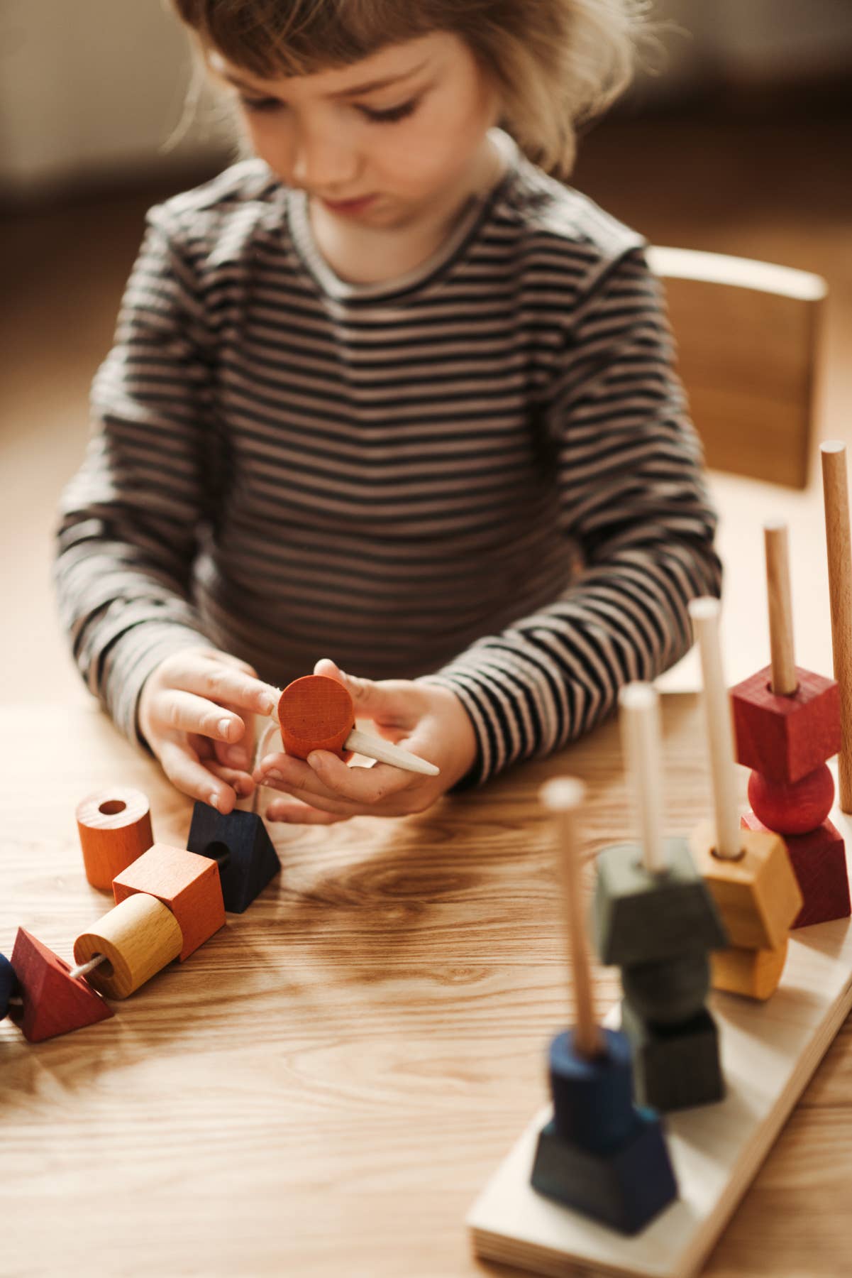 Wooden Story Sp. z o.o. - Wholesale Wood Toy - Kids - Wooden needle - for threading blocks17