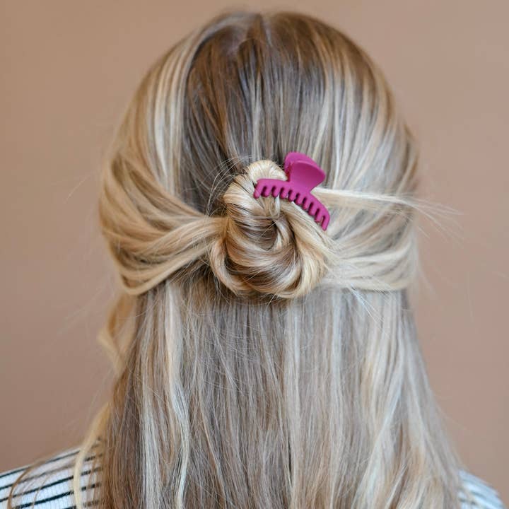 Share Studio - Venta al por mayor Horquilla para el pelo - Mujer - Pinza Mega Hold en forma de garra, color fucsia3