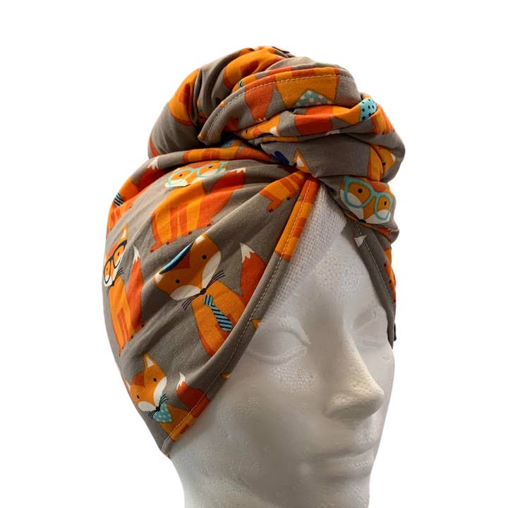 Hair Drying Towel - Fox for wholesale by Créations Minou