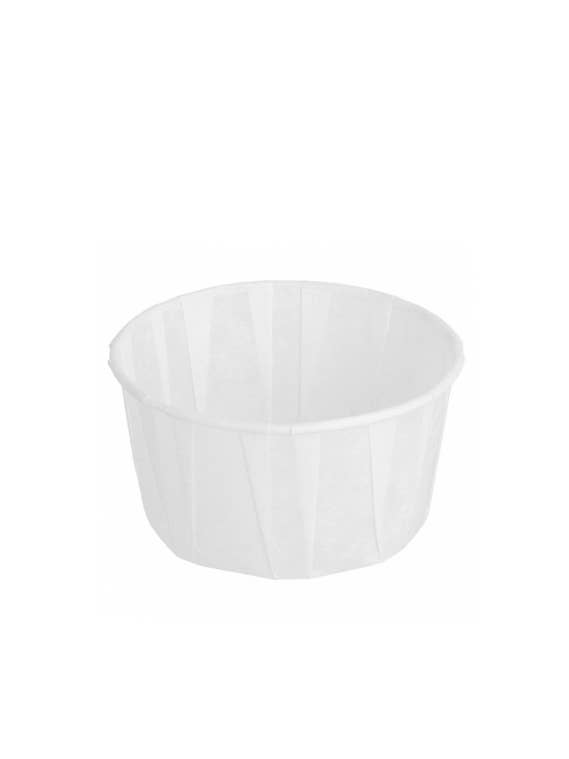 Terrina de papel blanco orgánico, 120 ml, paquete de 250 para venta al por mayor de Gradisco