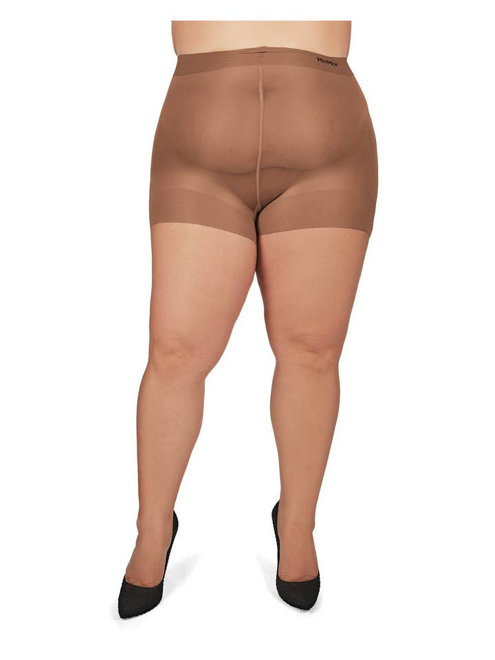 Infinity Classics International Inc. - Wholesale Pantyhose - Women's - MeMoi Plus Size Curvy Ultra Sheer Control Top Pantyhose10