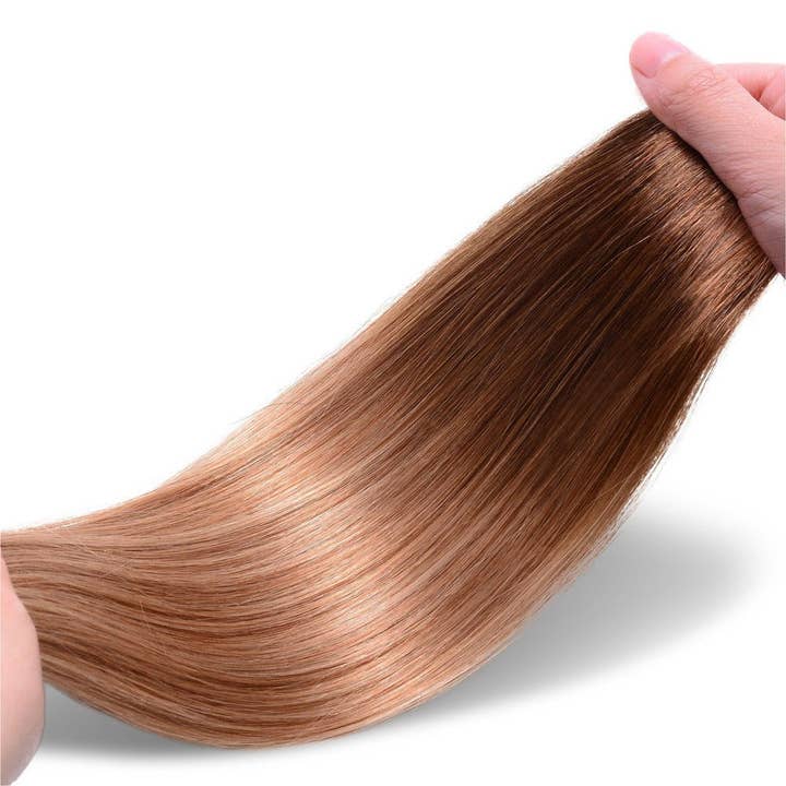 Milk & Honey - Wholesale Hair extensions - BONDI OMBRE (#6 / #18) Human Hair Clip In 20" ** READY TO SHIP **1