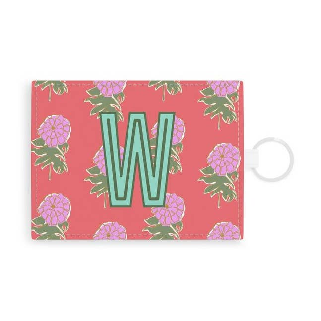 Kyra Case | Single Initial Card Case | Business Card Holder for wholesale by Clairebella Personalized Gifts & Pillows