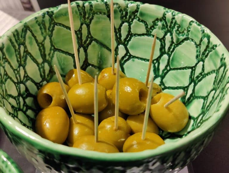 Casa Jada – Engroshandel Oliven – Oliven, Caprichosa Picantona, 420 g (drænet vægt 200 g)1