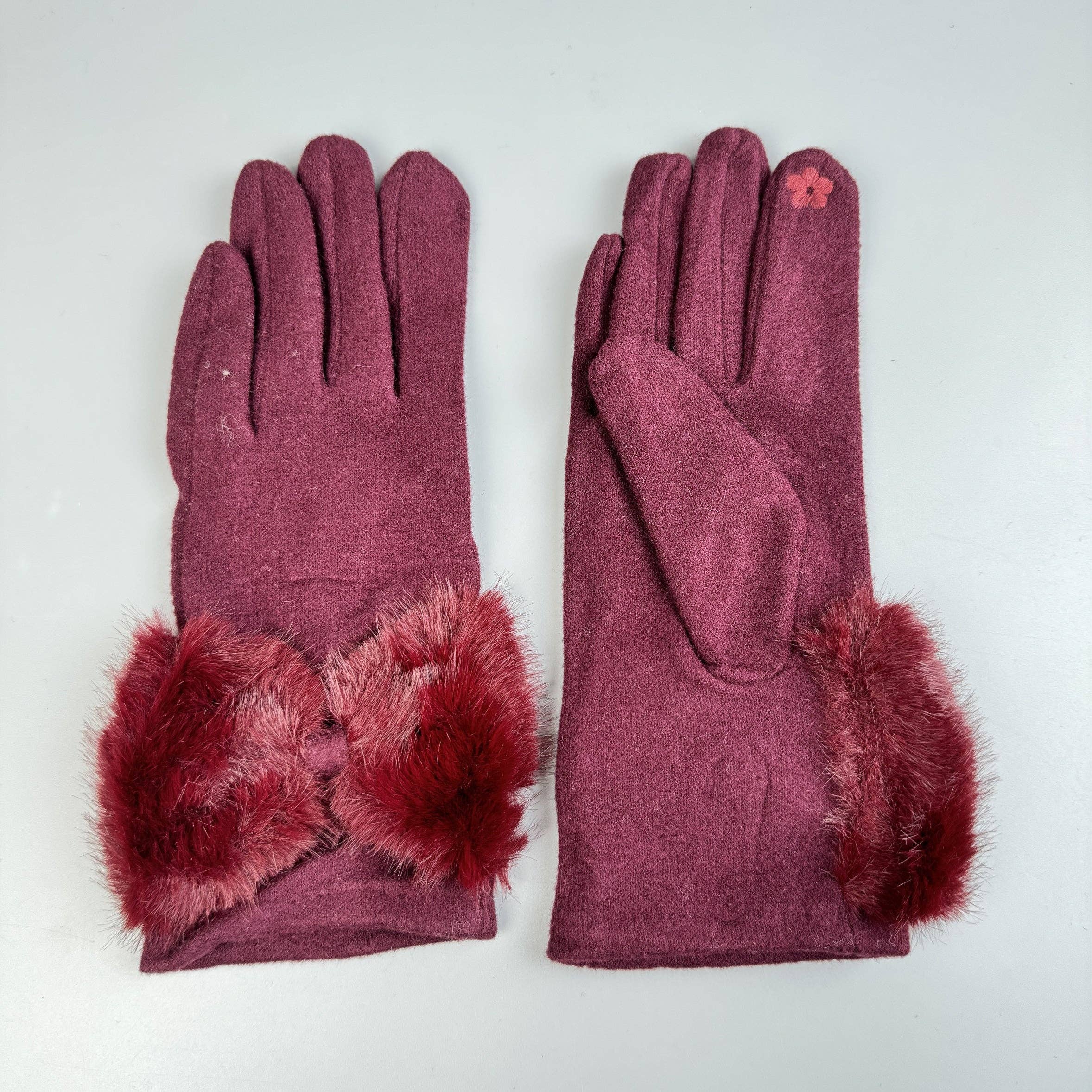 Ole - Venta al por mayor Guantes - Mujer - Guantes de Pantalla Táctil con Lazo de Piel Sintética GL005912