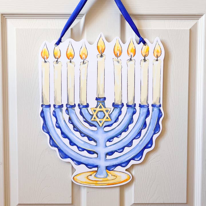 Menorah-Türhänger — Chanukka-Dezember-Dekoration für den Außenbereich für den Großhandel von Home Malone