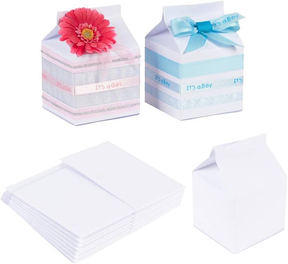 Factory Direct Craft - Vendita all'ingrosso Sac à poche - Scatole regalo a forma di cartone del latte da 5" (confezione da 24 pezzi)4