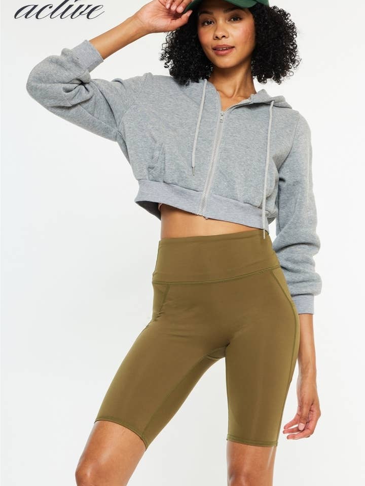 10” INSEAM SHORTS LEGGINGS-KC1663DOBS for wholesale by Kan Can USA