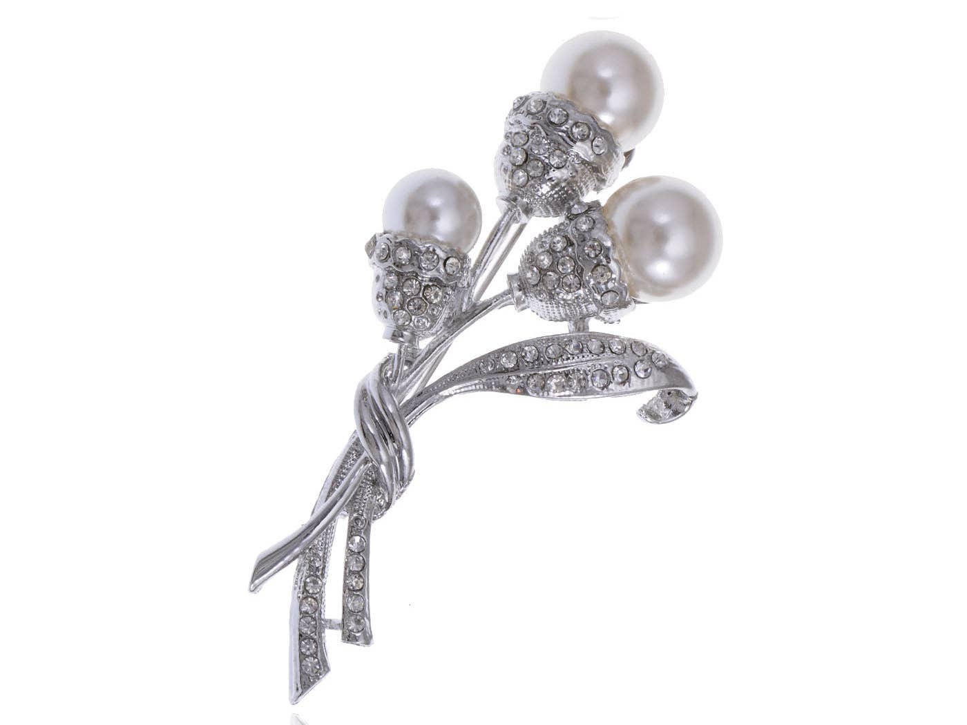 AK Brand – Engroshandel Broche – Perle perle blomst Bud buket brude Pin broche