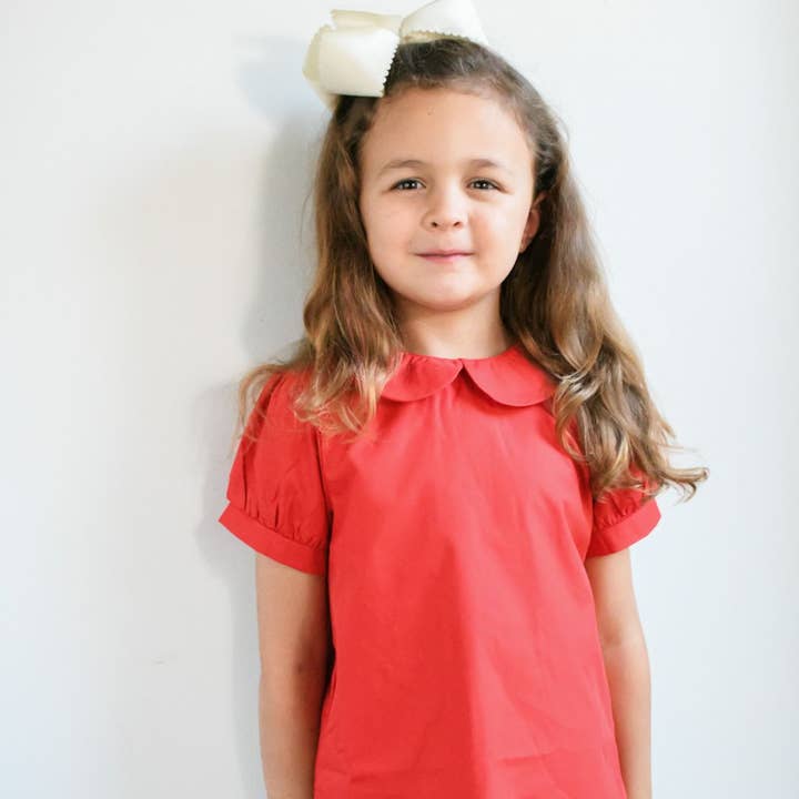 Carson Elizabeth Kids - Wholesale Dress - Kids - Red Dress2
