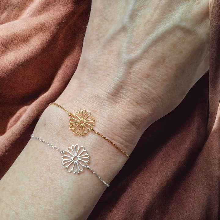 DAISY LOVE armbånd 925 sølv forgyldt for engroshandel hos Grethe Winter