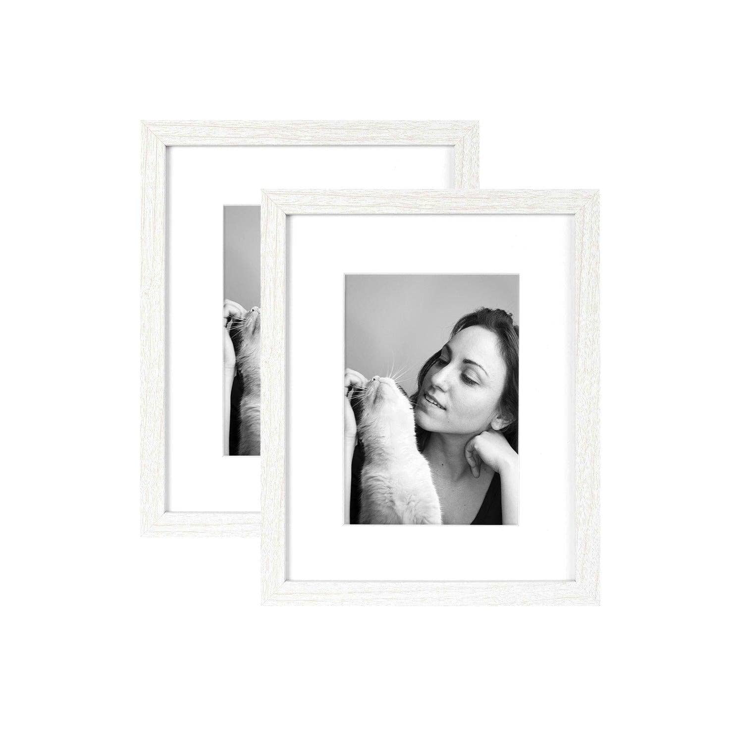 LivingTaste Home Inc - Wholesale Picture Frame - 8x10 Woodgrain Picture Frame, Set of 21