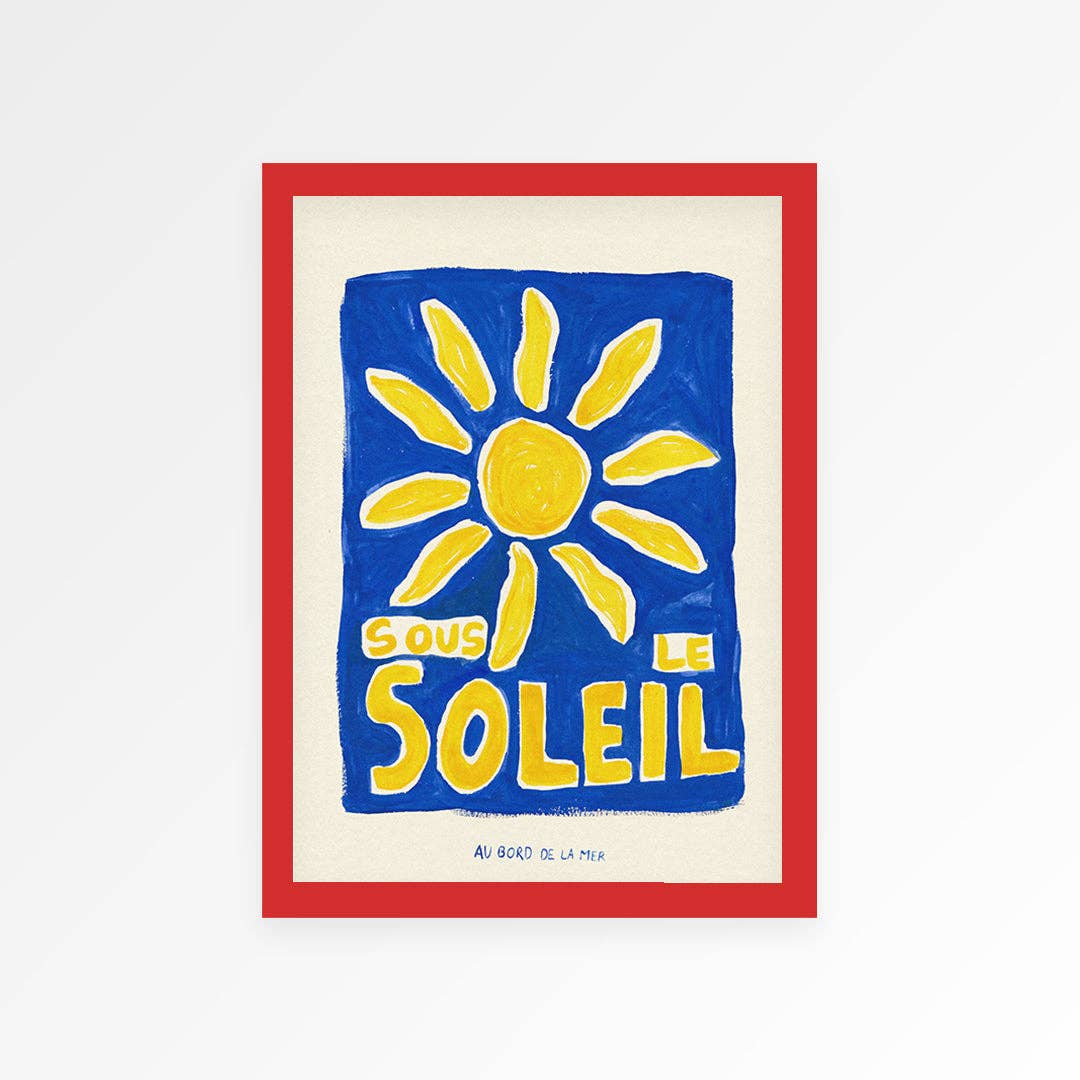 Proper Good – wholesale Art print – Sous Le Soleil Hand Painted Print6