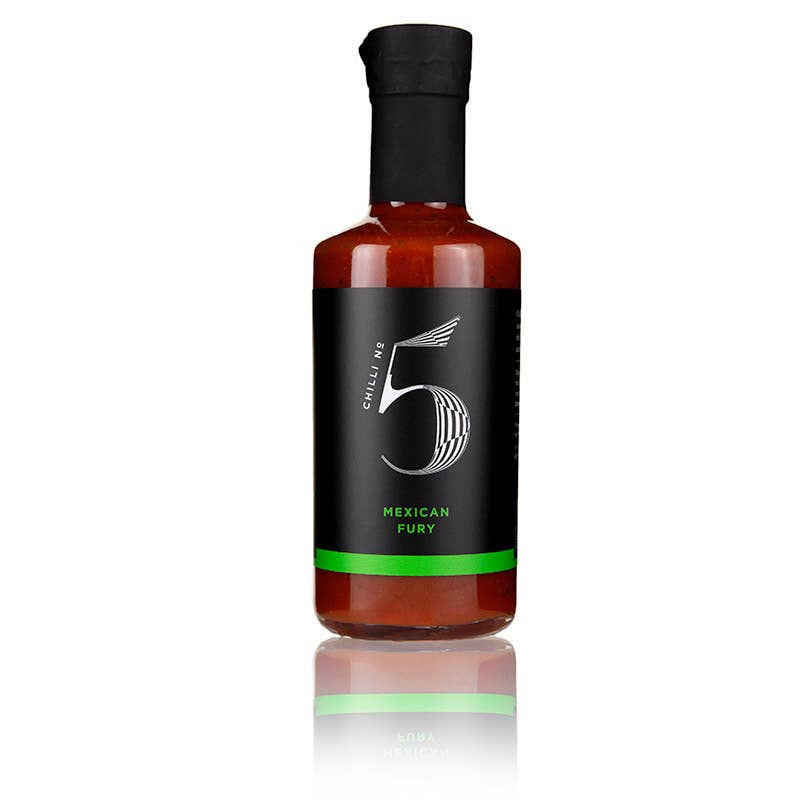 Chilli No. 5 - Wholesale Hot Sauce - Mexican Fury - TEX-MEX Hot Sauce - 200ml Bottle - Gourmet0