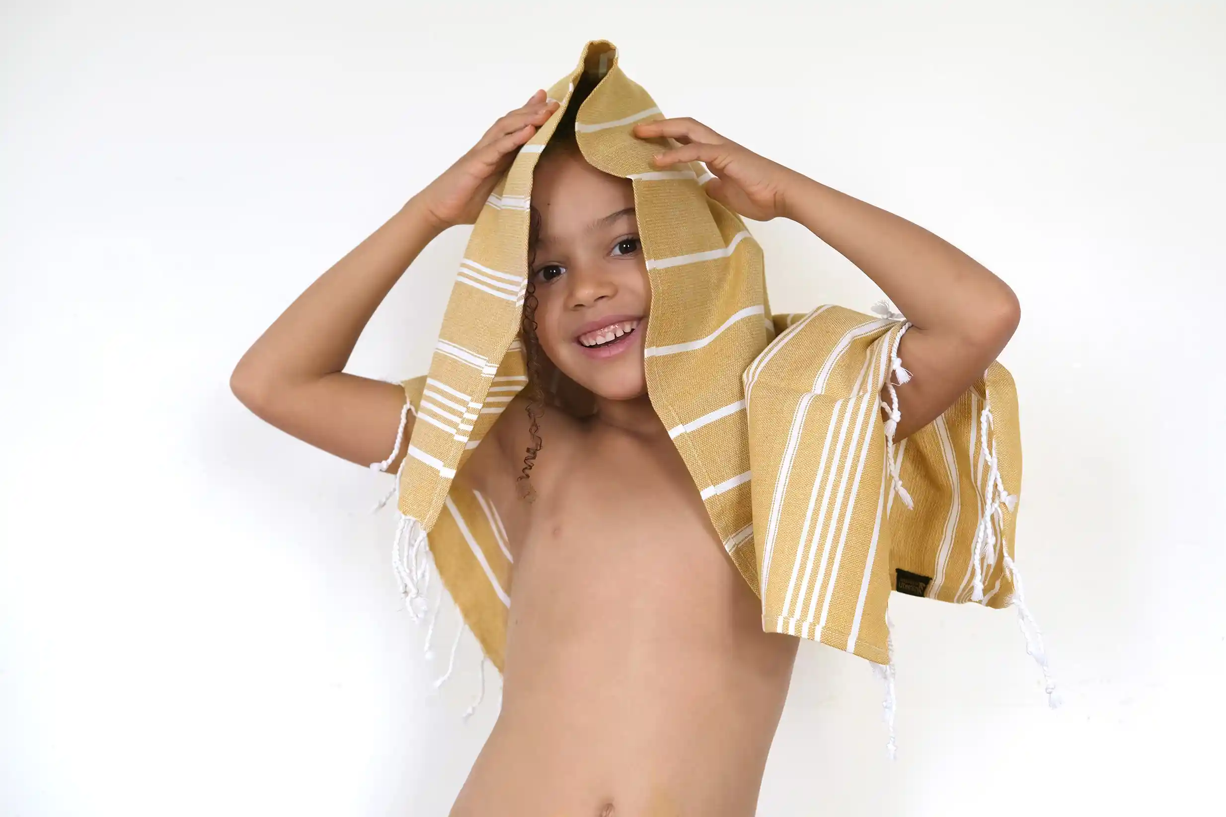 Karawan Authentic – wholesale Bath towel – ORGANIC COTTON FOUTA -HAMMAM Collection-Color GOLDEN YELLOW4