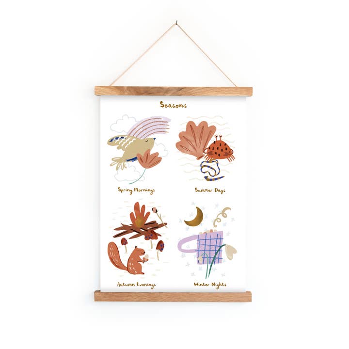 Seasons Nursery Print for wholesale by Emma Alviti