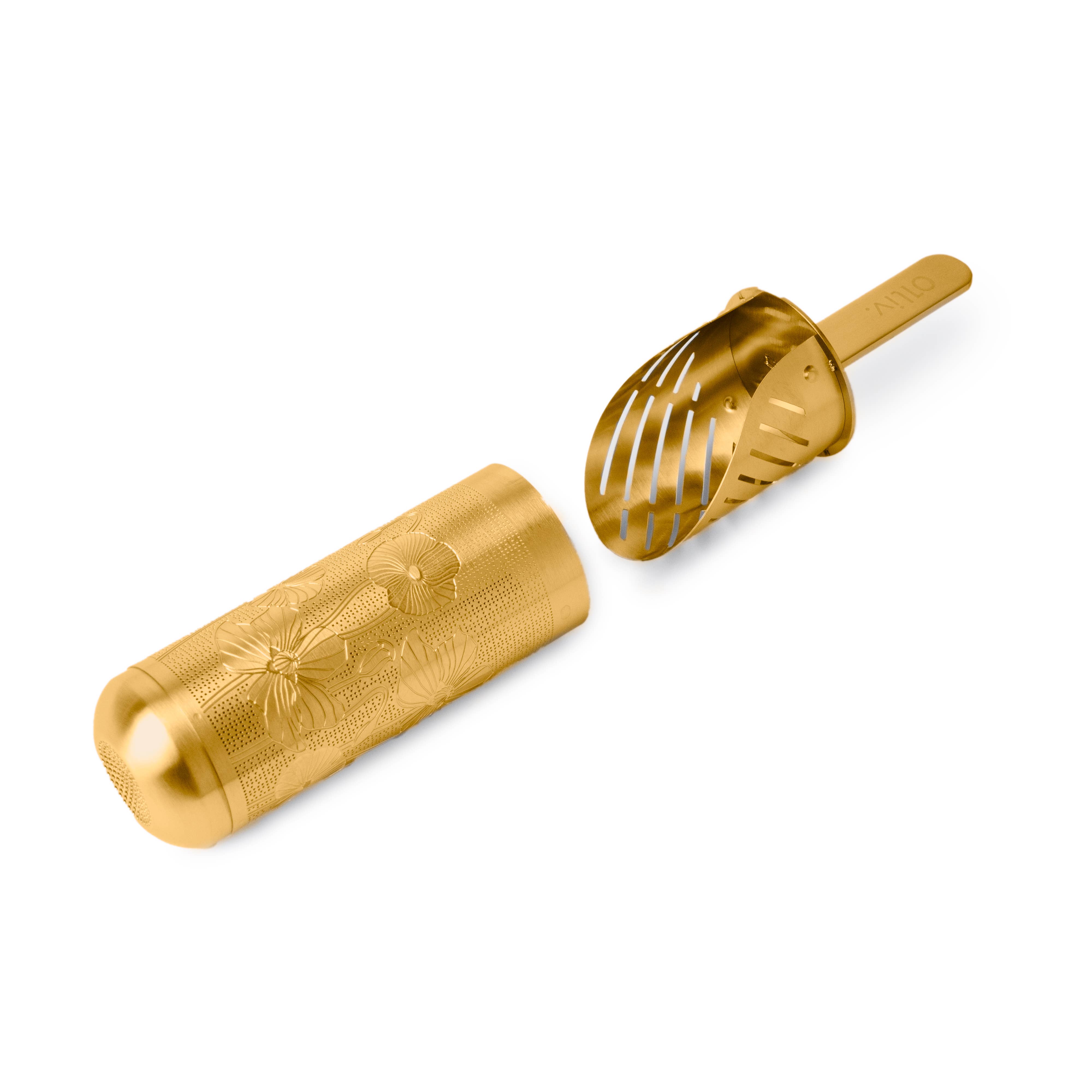 01living Ltd - Wholesale Tea Strainer/Infuser - Tea Stick Infuser Loose Leaf Tea Strainer Papaver Gold1