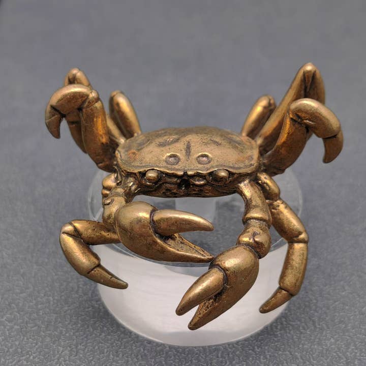 Mio Queena - Wholesale Decorative Figurine - Brass Crab Desktop Ornaments Decoration