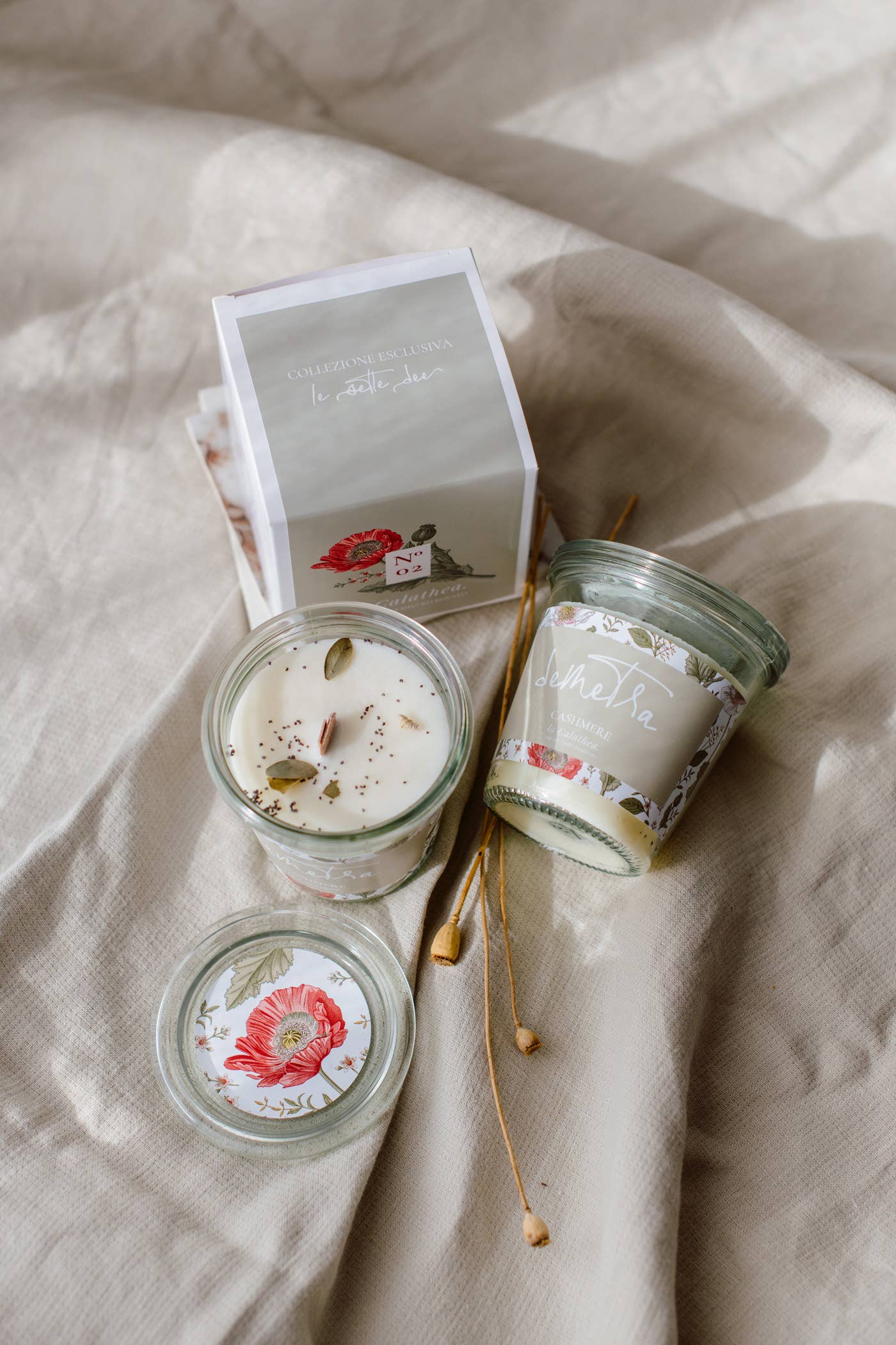 La Calathea - Vente Bougie en bocal - Bougie Candela Demetra3